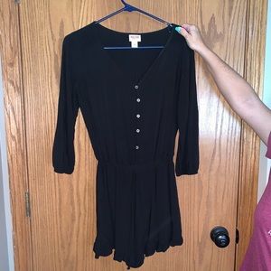 Mossimo black romper